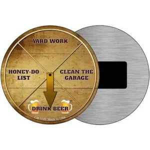Bebida Cerveza 3.5" Placa Imán Nevera Refrigerador Cocina Hogar Pared Puerta - Imagen 1 de 2