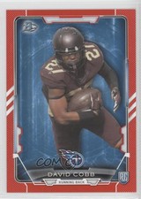 2015 Bowman Rookies Red /199 David Cobb #63 Rookie RC