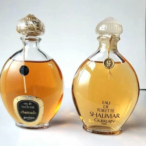 Rare Vintage Guerlain Shalimar and Chamade Perfume 100ml Collectible Bottle JP - Picture 1 of 6
