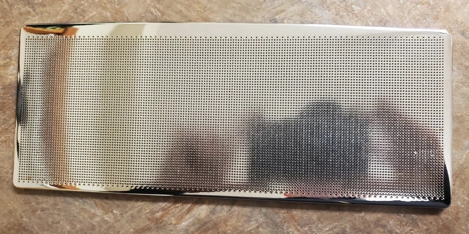 Pontiac Catalina 1960 tablero altavoz rejilla cromo ¡bonito! Foto 1 de 4