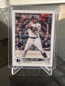 2022 Topps Update #US257 Jorge Soler Advanced Stat 119/300 Miami Marlins - Picture 1 of 4