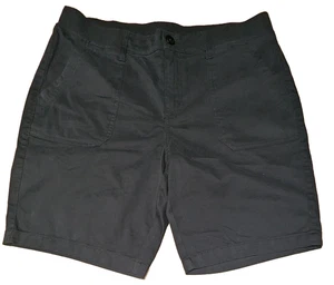 Karen Scott Shorts Womens 12P Black Casual Walking Bermuda Pockets Petite - Picture 1 of 9