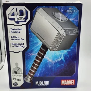 SpinMaster 4D Build - Mjolnir Marvel 3D Puzzle 87pcs NIB - Picture 1 of 6