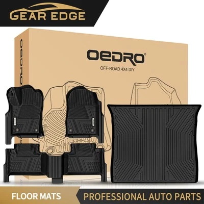 TPE Floor Mats for 2016-2021 Jeep Grand Cherokee / 2022 -2023 Grand Cherokee WK - Image 1 of 4