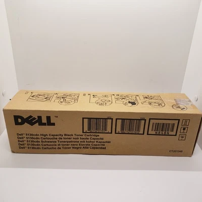 Nueva caja sellada original OEM Dell 5130cdn N848N cartucho de tóner negro impresora de tinta Foto 1 de 3