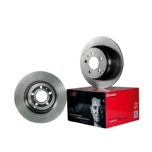 FOR AUDI SEAT VW REAR BREMBO BRAKE DISCS 256mm HIGH-CARBON COATED 09.A652.11 - Picture 1 of 2
