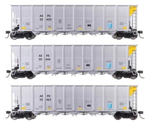 Juego de tolvas de carbón Walthers Mainline HO 56867 American Electric AEPX 50' RD-4 - Imagen 1 de 4