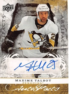 2008-09 Artifacts Autofacts #AFMT Maxime Talbot - Image 1 of 2