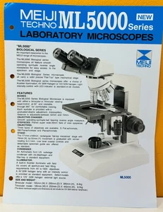Meiji Techno ML5000 Serie Labormikroskope Katalog. - Bild 1 von 2
