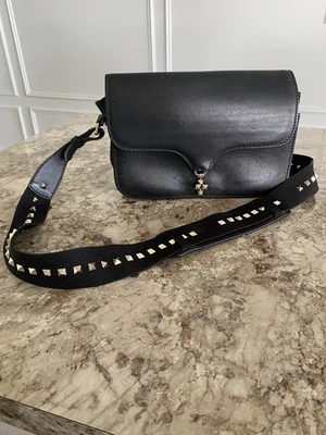 Well- loved Valentino Rockstud Black Crossbody Handbag - Image 1 of 4