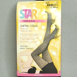 Medias modeladoras Star Power by Spanx Center Stage negras talla E nuevas - Imagen 1 de 6