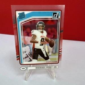 Michael Penix Jr RC 2024 Panini Donruss Clearly Rated Rookie #59 Atlanta Falcons - Picture 1 of 2