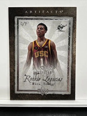 Artefactos de cubierta superior 2007-08 - Legados de novato Nick Young #116/1299 (RC) Foto 1 de 3