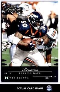 2002 Playoff Prestige #47 TERRELL DAVIS Denver Broncos HOF #/150 EX-NM - Picture 1 of 4