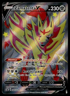 Zamazenta V (Shiny) - SWSH: Sword & Shield Promo Cards SWSH293 NM Pokémon TCG - Image 1 of 2