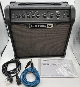 Line 6 Spider Classic 15 Guitar Amplifier Excellent Condition - Manual + Cables - Picture 1 of 12