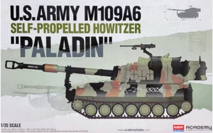 1/35 U.S. ARMY M109A6 SELF-PROPELLED HOWITZER "PALADIN" Model Kit #13515 Academy - Picture 1 of 7