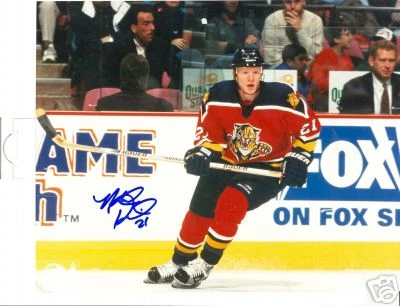 MARK PARRISH FLORIDA PANTHERS SIGNED 8X10 PHOTO W/COA - Image 1 of 1