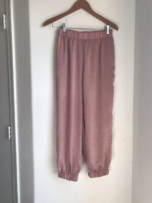 Jogger contadino Le Lis vita alta setoso liscio lucido morbido boho chic taglia media  - Immagine 1 di 4