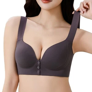 Women's Hands Pumping Bra Maternity Nursing Adjustable Nursing Bra - Picture 1 of 36