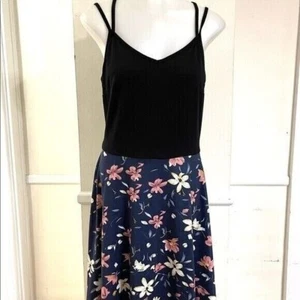 MOYABO. Dress double spaghetti strap black color women size L - Picture 1 of 12