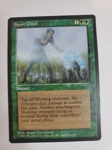 MTG Magic The Gathering Card Spore Cloud Instant Green  Fallen Empires  - Picture 1 of 2
