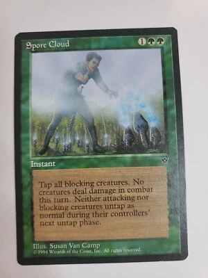 MTG Magic The Gathering Card Spore Cloud Instant Green  Fallen Empires  - Image 1 of 2