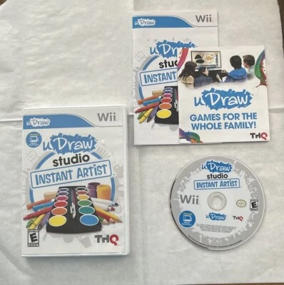uDraw Studio: Instant Artist (Nintendo Wii, 2011) U Draw CIB COMPLETE IN BOX - Image 1 of 4