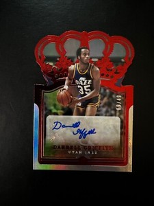 2021-22 Panini Crown Royale Darrell Griffith Auto Red #CA-DGF Utah Jazz #d 09/49