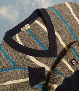 SWEATER cotton 80's CERRUTI 1881 SPORT   tg.52-L circa Made in Italy  RARE  - Imagen 1 de 9