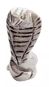 Kobra Schlange massiv Zinn Ornament - handgefertigt in Cornwall - Bild 1 von 5