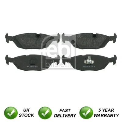 Brake Pads Set Rear SJR Fits BMW 3 Series 1982-1994 6 Series 1978-1989 - Image 1 of 2