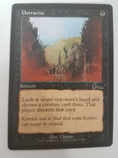 Ostracize Magic the Gathering MTG Urza's Legacy Black Common