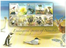 Namibia - Artenschutz Kleinbogen postfrisch 2010 Mi. 1326-1335