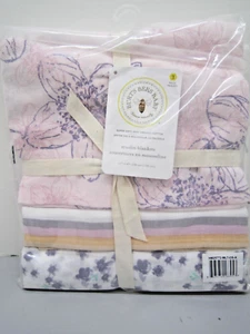 Burt's Bees Set di 3 Coperte a Fascia in Mussola Cotone Biologico - Foto 1 di 2