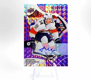 Grigori Denisenko/10 Auto RC 2021-22 Allure Rookie Purple Diamond Panthers - Imagen 1 de 13