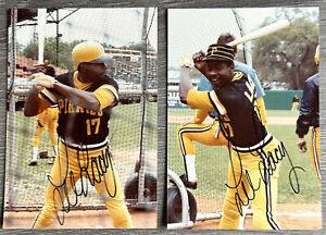 Pittsburgh Pirates LEE LACY Autographed Picture Lot X2 (1979 World Series Champ)