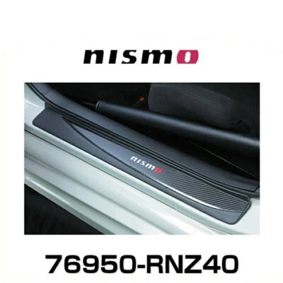 Placa rasguño pateada NISMO genuina Nissan para Fairlady Z Z34 76950-RNZ40 Foto 1 de 2