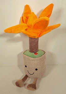 Maceta de felpa naranja árbol suculento planta feliz muñeca escritorio de relleno ventana decoración - Imagen 1 de 4
