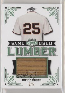 2021 Leaf Lumber Game Used Lumber Emerald /5 Bobby Bonds #GUL-09