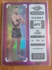 2023 Panini Chronicles UFC Ian Garry Contenders Ticket Purple Prizm /49 RC SSP