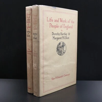 1926 2vol Life & Work Of The People Of England Antique British History Book - Image 1 of 4