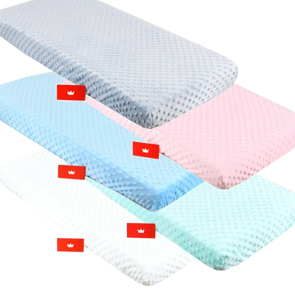 BABYLUX Spannbettlaken 40 x 90 x 10 Bettlaken Spannbetttuch Betttuch Laken Minky - Bild 1 von 1