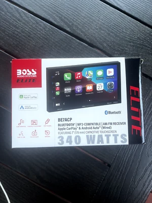 BOSS BE7ACP Double-Din 7" Bluetooth Dash Receiver NO CAMERA - Image 1 of 3