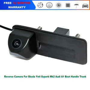 Cámara de reversa de coche 170° HD para Audi A1 8X 2010-2018 manija de arranque maletero ajuste trasero - Imagen 1 de 8