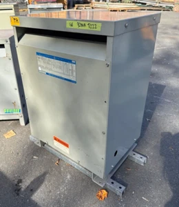 30 KVA GE 9T23B3872 Transformer Pri 480V Sec 208/120V 3PH Type 2 Encl Indoor - Picture 1 of 8