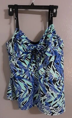 Woman’s Xhiliration Sleeveless Summer/ Beach Swimsuit Top. Sz Xl - Image 1 of 4