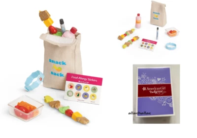 New in Box American Girl Doll sack lunch back to school snacks food groceries - Image 1 of 4