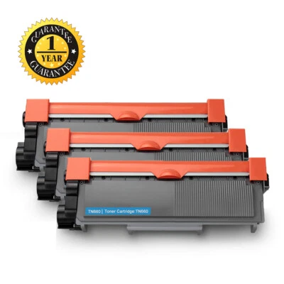 Cartucho de tóner 3PK TN660 TN630 para Brother HL-L2340DW DCP-L2540DW MFC-L2700DW Foto 1 de 4