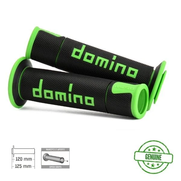 Empuñaduras Domino negras verdes para Suzuki GSX750 GSX1100 Inazuma y Katana Foto 1 de 1